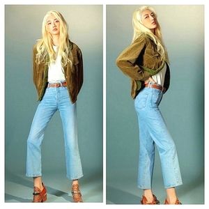 Levi's RIBCAGE CROPPED BOOTCUT JEANS Size 26